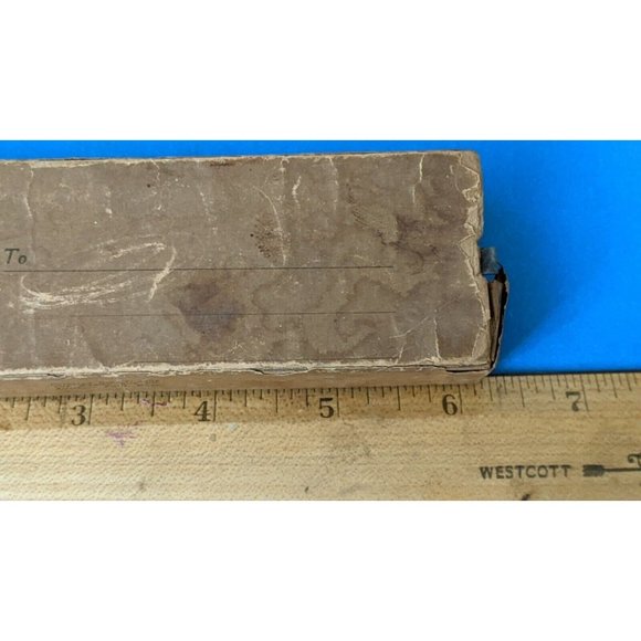 VINTAGE Pre- WWI Soldier Mason box attleboro falls,mass home front dated 1909 6" - Picture 7 of 7